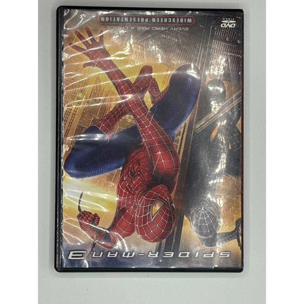 Spider-Man 3 DVD 2007 Widescreen Marvel Action Movie Tobey Maguire Venom